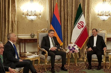 اسحاق جهانگیری در نشست مطبوعاتی خود به همراه نخست وزیر ارمنستان